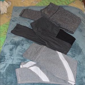 Bundle of 3 Gray Leggings